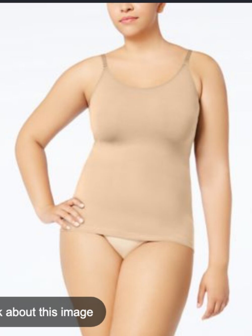 NWT  Star Power by Spanx Hollywood Socialight Cami (Style #2352) | nude | XL